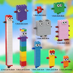 MOC Number Building Bricks One To Ten Math Digital Transforms DIY Educational Blocks Desktop Ornaments Toy