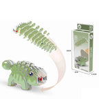 New Dinosaur 3D Puzzles For Kids Educational Toys Dinosaur Animal Model Paper DIY Manual Assembly