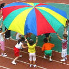 2-4M Kids Play Parachute Rainbow Outdoor Children Games Fun Playground Kindergarten School Group Exercise