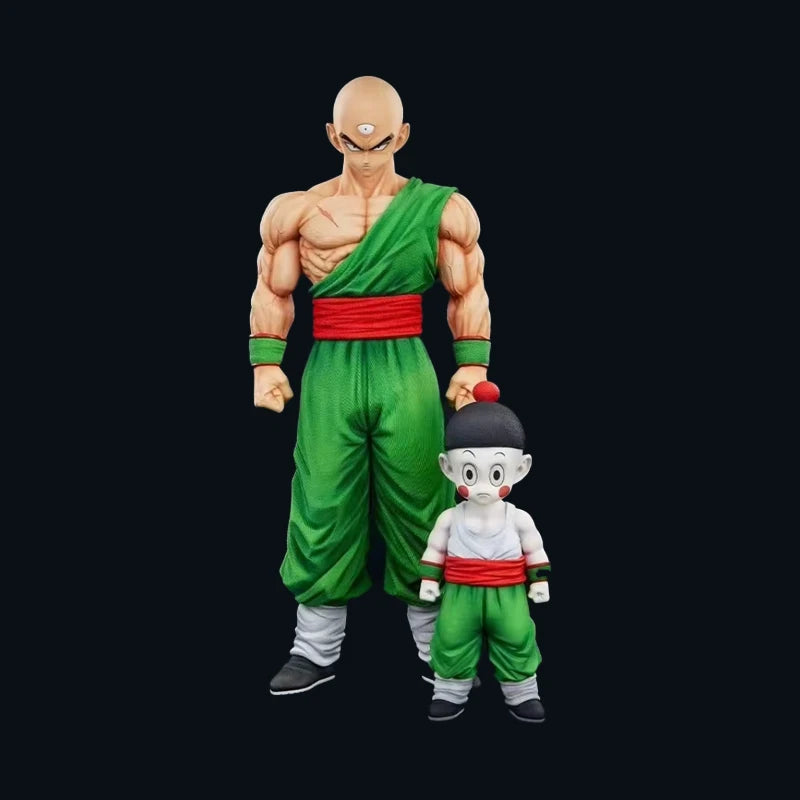 28cm Anime Dragon Ball Kids Krillin Son Gohan Trunks PVC Action Figures Model Collection Desktop