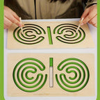 Children Left Right Brain Puzzle Toy Pen Movement Trajectory Control Training Hand Brain Coordination