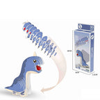 New Dinosaur 3D Puzzles For Kids Educational Toys Dinosaur Animal Model Paper DIY Manual Assembly