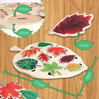 Montessori Leaf Jigsaw Puzzles Toy Wooden Plant Drawing Board Cognition Game Educational Painting Toy