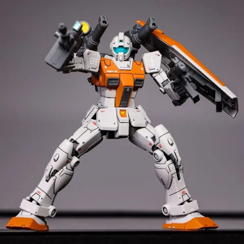 GTO Morocco GM RGM-79  HG 1/144 Repair Double Cannon Advanced Version Assemble The Model Action Figures