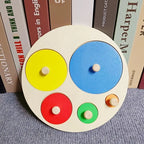 Children Wooden Puzzle Montessori Toys for Baby 1 2 3 Years Old Kids Alphabet Number Shape Matching Early