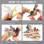 New Dinosaur 3D Puzzles For Kids Educational Toys Dinosaur Animal Model Paper DIY Manual Assembly