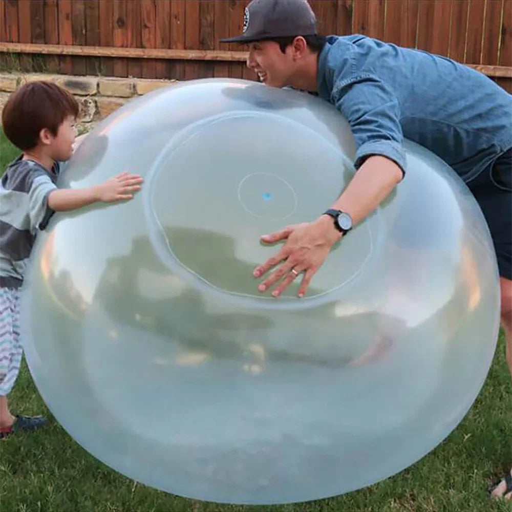 Kids Blow Up Balloon Toy Children Outdoor Soft Air Water Filled Bubble Ball Fun Party Game Summer Gift